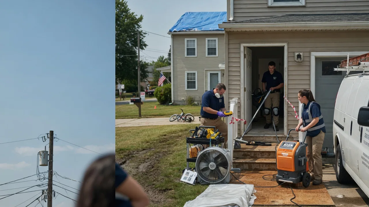 Water Damage Repair in Sherrard, IL near me